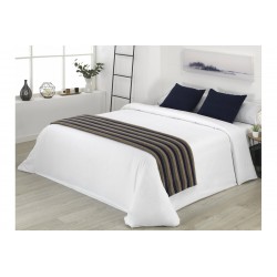 PIES DE CAMA - COLCHAS CHENILLA DOVER RAYAS