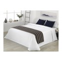 PIES DE CAMA - COLCHAS CHENILLA DOVER RAYAS