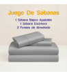 JUEGO DE SÁBANAS DE HOSTELERÍA 50/50 (DISPONIBLE EN VARIAS MEDIDAS Y COLORES)