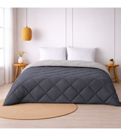 Edredón nórdico de 400 g reversible (bicolor)