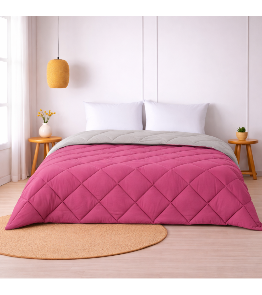 Edredón nórdico de 400 g reversible (bicolor)