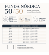 FUNDA NORDICA HOSTELERIA 50/50 . UNIDAD.