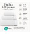 Toalla rizo americano 600 g/m² para hotel | Sabanalia