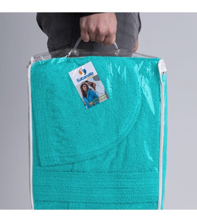 Albornoz de rizo 400grs para uso profesional
