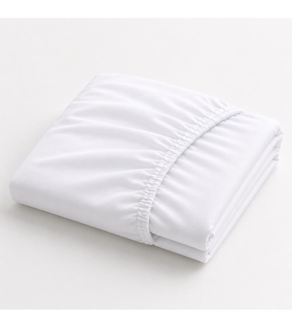 BAJERA AJUSTABLE HOSTELERÍA BLANCA 100% ALGODÓN  144 HILOS