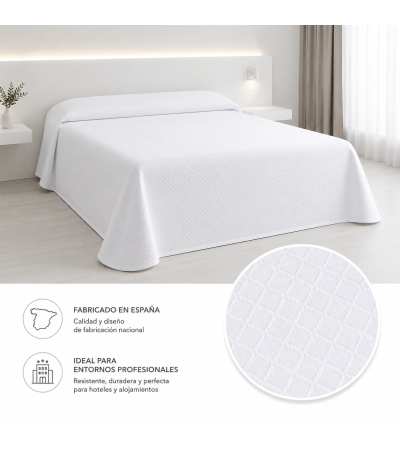 Colcha Branca Luxe Profissional | Sabanalia Profesional