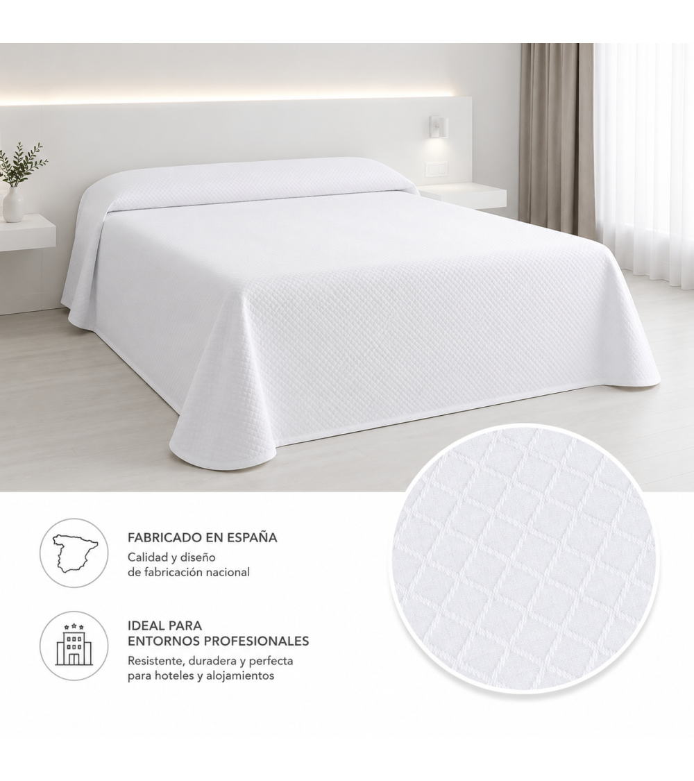 Colcha Branca Luxe Profissional | Sabanalia Profesional