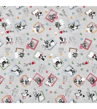 Colcha estampada Dogs
