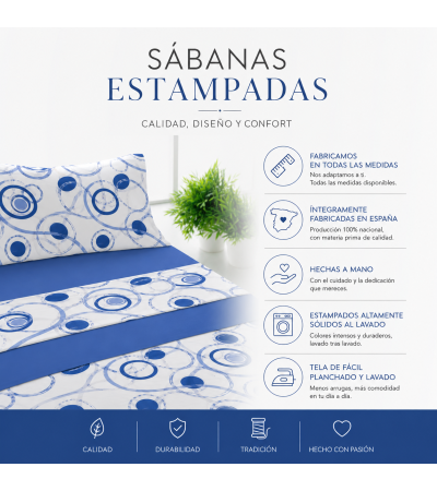 Juego de sábanas estampadas Dance