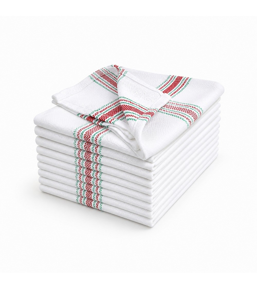 Pack de paños de cocina 100% algodón