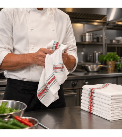 Pack de paños de cocina 100% algodón