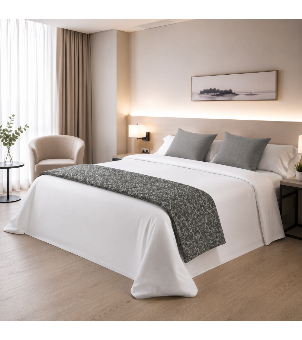 PIES DE CAMA - COLCHAS CHENILLA DOVER FLOR