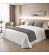 PIES DE CAMA - COLCHAS CHENILLA DOVER FLOR