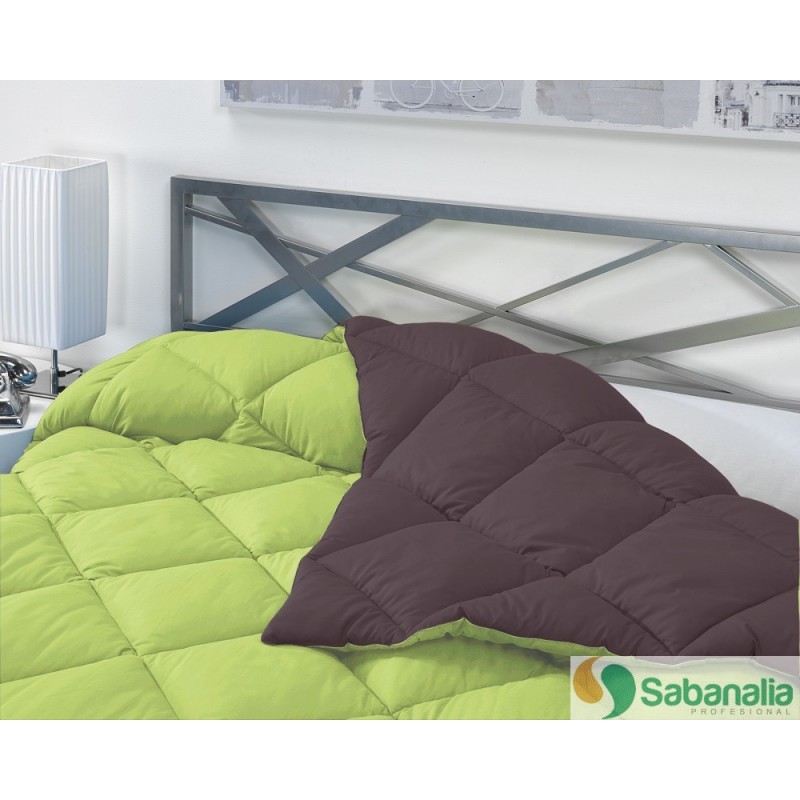 color arena y gris para cama de 180/200 cm Sabanalia Edredón nórdico de 400 g reversible bicolor 