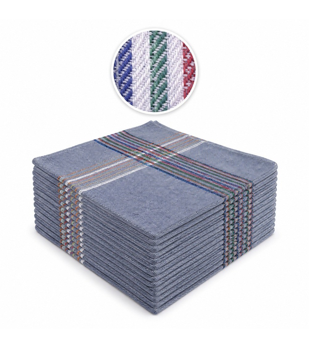 PAÑOS COCINA ALGODON CAMARERA - Pack-12