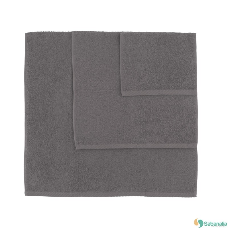 Toalla rizo de peluqueria gris 50x95